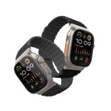 Mutural สาย Apple Watch Strap Series 6,7,8,9 (38/40/41mm) XuanSe Gray Black
