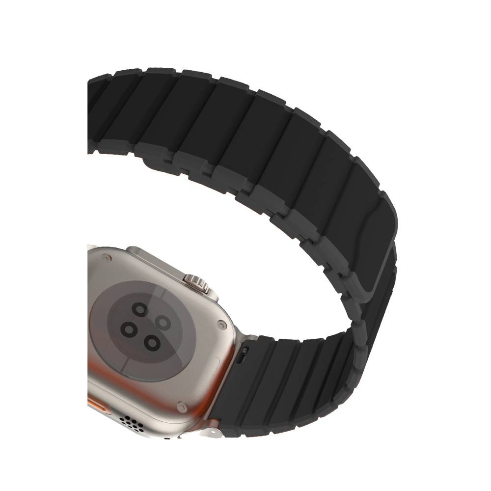 Mutural สาย Apple Watch Strap Series 6,7,8,9 (38/40/41mm) XuanSe Gray Black