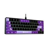 คีย์บอร์ดเกมมิ่ง Neolution E-Sport Mechanical Galactus Black/Purple - Blue Switch
