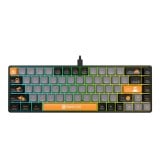 คีย์บอร์ดเกมมิ่ง Neolution E-Sport Mechanical Galactus Orange/Grey - Blue Switch