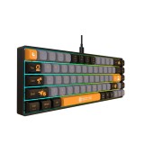 คีย์บอร์ดเกมมิ่ง Neolution E-Sport Mechanical Galactus Orange/Grey - Blue Switch