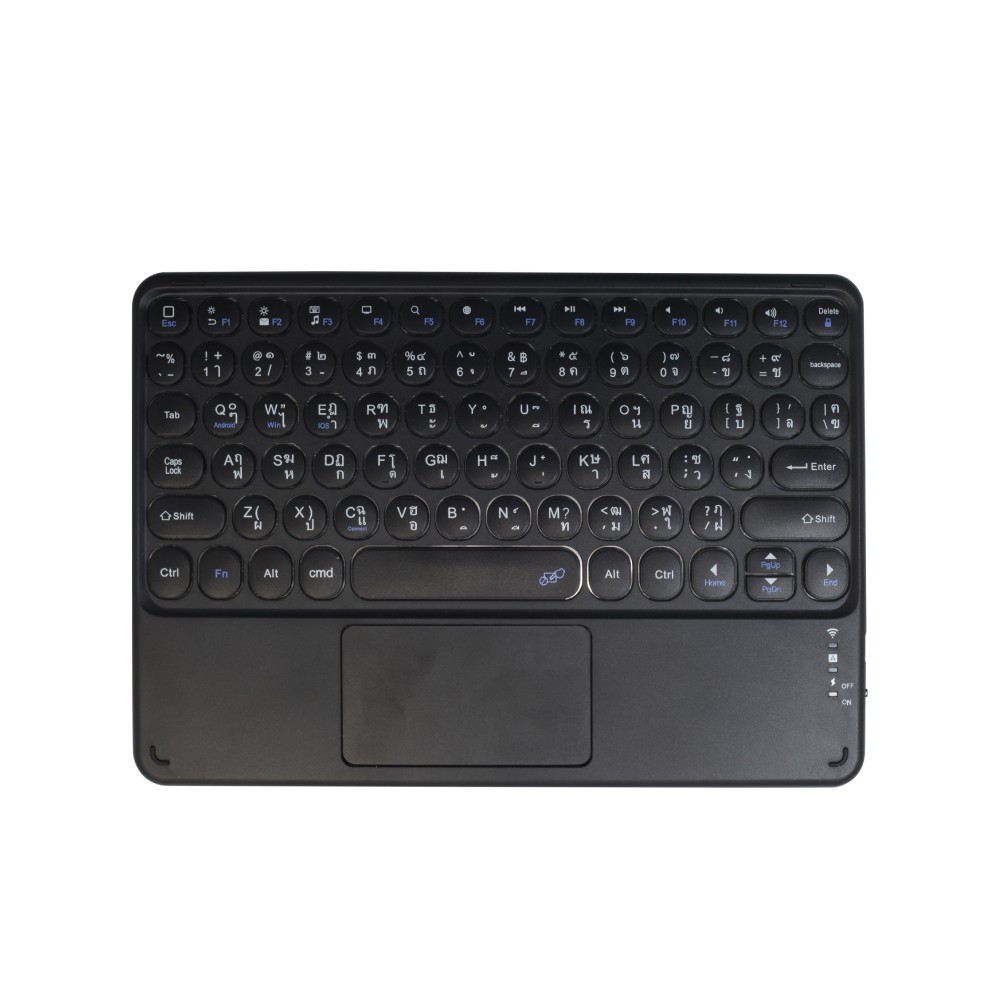 เคสคีย์บอร์ด Just Must iPad Air 11" 2026 / iPad Air 4/5/6/7/8 (M2/M3/M4) Folio Case with Keyboard Trackpad Black