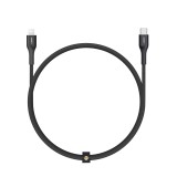 สายชาร์จ AUKEY USB-C to Lightning Cable Kevar (MFI) 1.2M. Black (CB-AKL3)