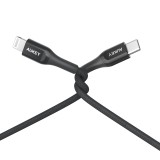 สายชาร์จ AUKEY USB-C to Lightning Cable Kevar (MFI) 1.2M. Black (CB-AKL3)