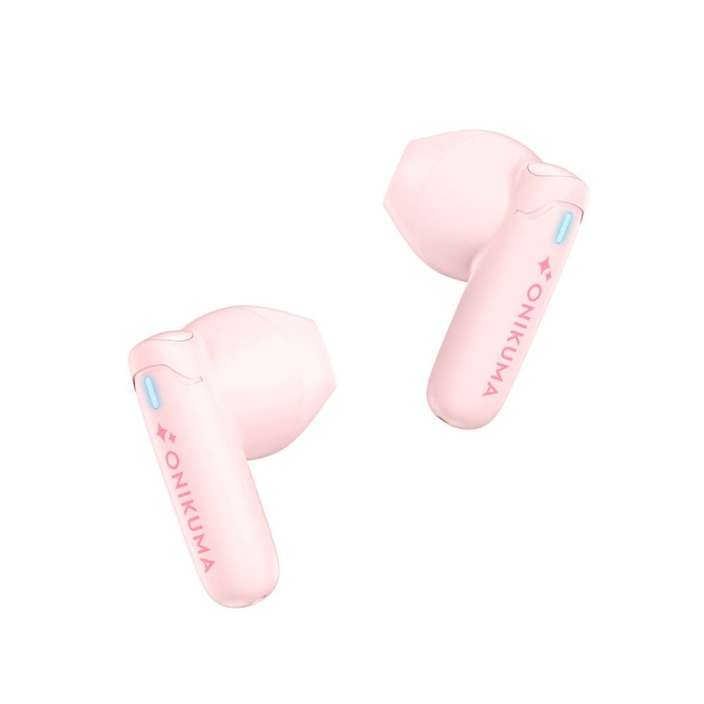 หูฟังเกมมิ่ง Onikuma T302 KUKU & NiNi TWS Pink