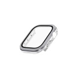 Uniq เคส Apple Watch Series 10,11 (46mm) Voute Tempered Glass Screen - Silver
