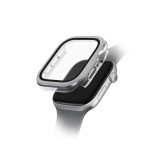 Uniq เคส Apple Watch Series 10,11 (42mm) Voute Tempered Glass Screen - Silver