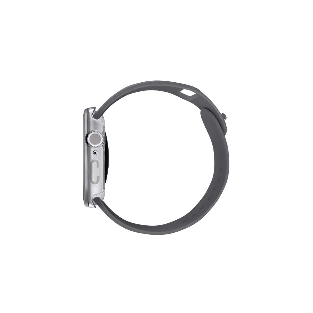 Uniq เคส Apple Watch Series 10,11 (42mm) Voute Tempered Glass Screen - Silver