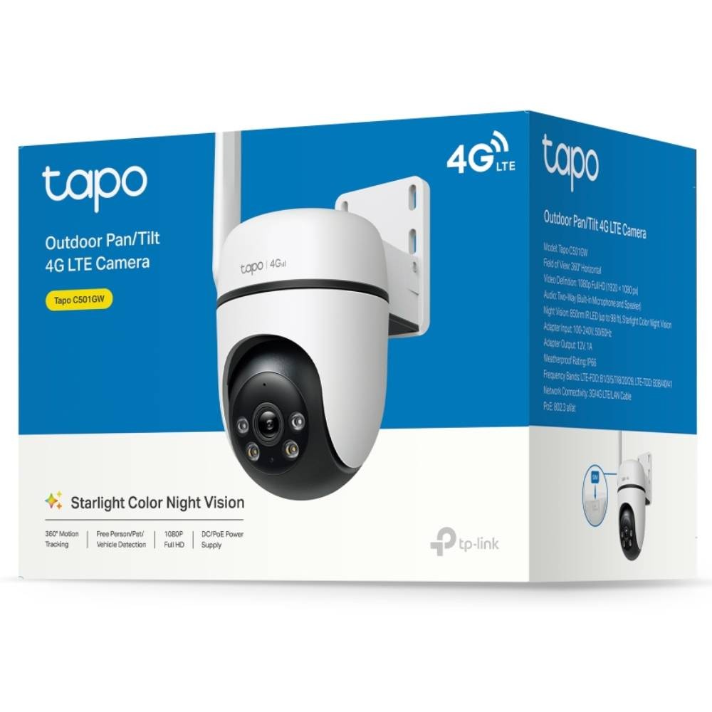 กล้องวงจรปิด TP-Link Tapo C501GW Outdoor Pan/Tilt 4G LTE Camera