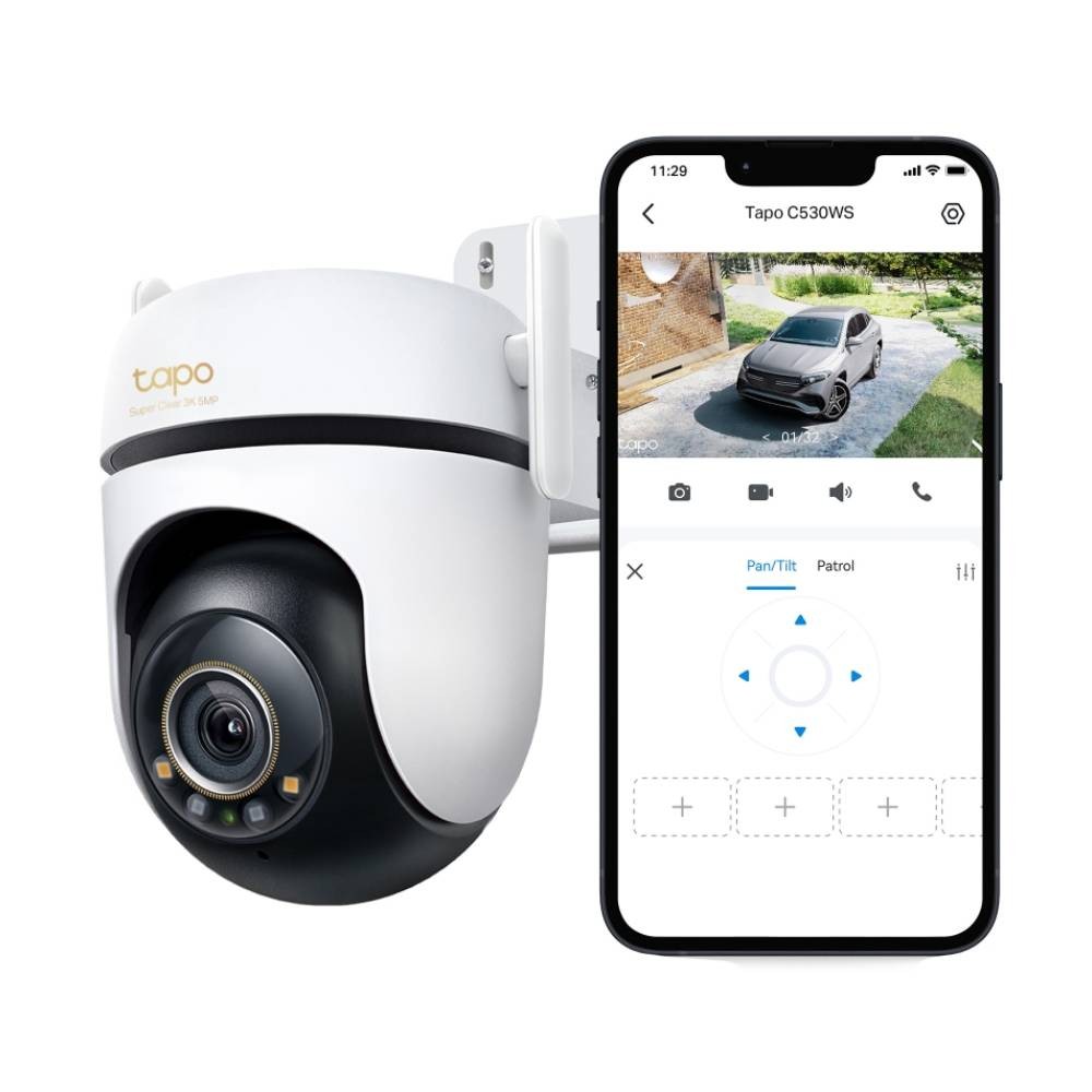 กล้องวงจรปิด TP-Link Tapo C530WS Outdoor Pan/Tilt Security WiFi Camera