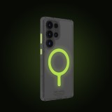 เคส Skinarma Samsung S25 Ultra Saido Mag Charge (NiteGlow Edition) Lime Green