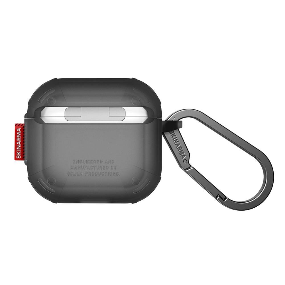 เคส Skinarma AirPods 4 MECHA CE Smoke