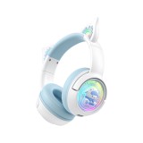 หูฟังเกมมิ่ง Onikuma KUKU Rabbit Tri-Mode White/Blue