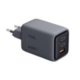 อะแดปเตอร์ AUKEY Wall USB Charger 1 USB-A / 2 USB-C (PD100W) GaN Gray (PA-C5) (TISI)