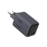 อะแดปเตอร์ AUKEY Wall USB Charger 1 USB-A / 2 USB-C (PD100W) GaN Gray (PA-C5) (TISI)