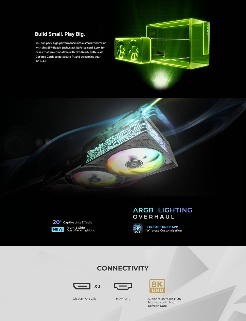 การ์ดจอ GALAX GeForce RTX 5080 1-Click OC