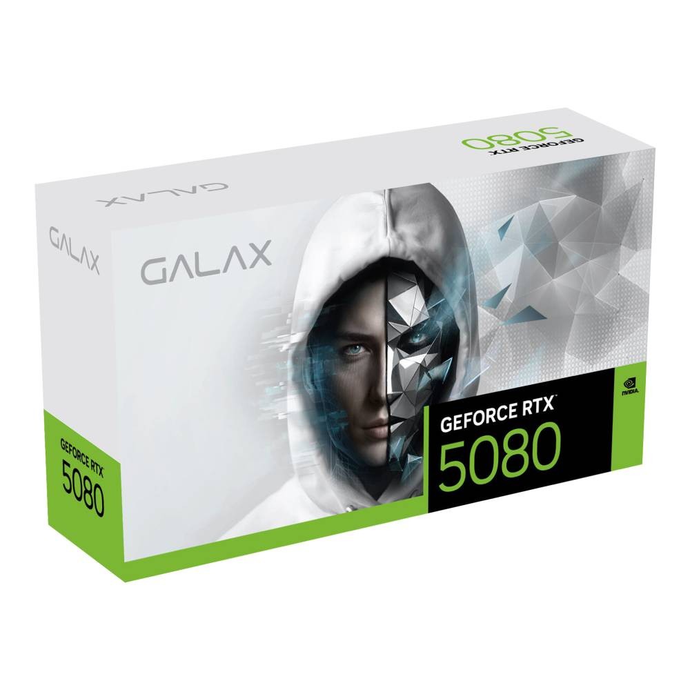 การ์ดจอ GALAX GeForce RTX 5080 1-Click OC White 16GB GDDR7 256-bit