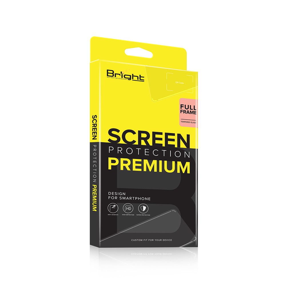 ฟิล์มกันรอย Bright Tempered Glass Samsung Galaxy S25 Ultra Full Frame SL Black