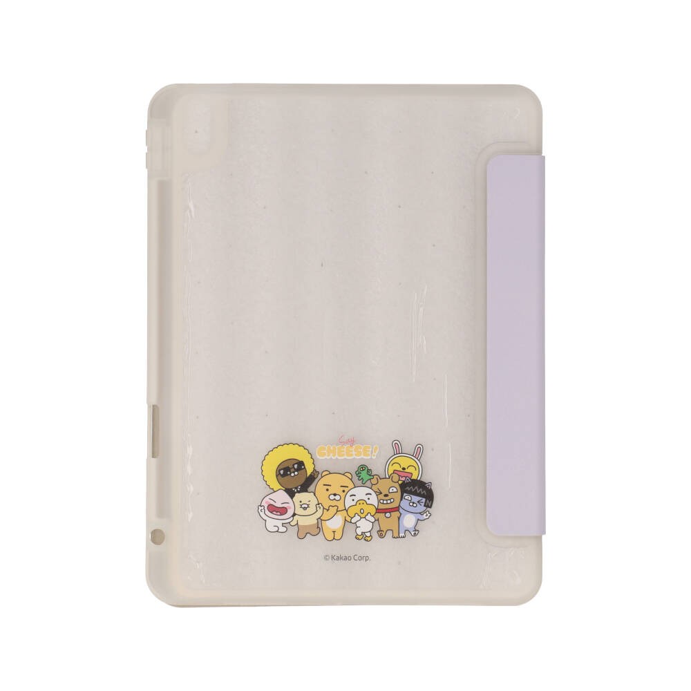 QPLUS x KAKAO & Friends เคส iPad Air 11" M3 (2025)/iPad Air 11" M2/iPad Air 5/4 Y Model Say Cheese Purple