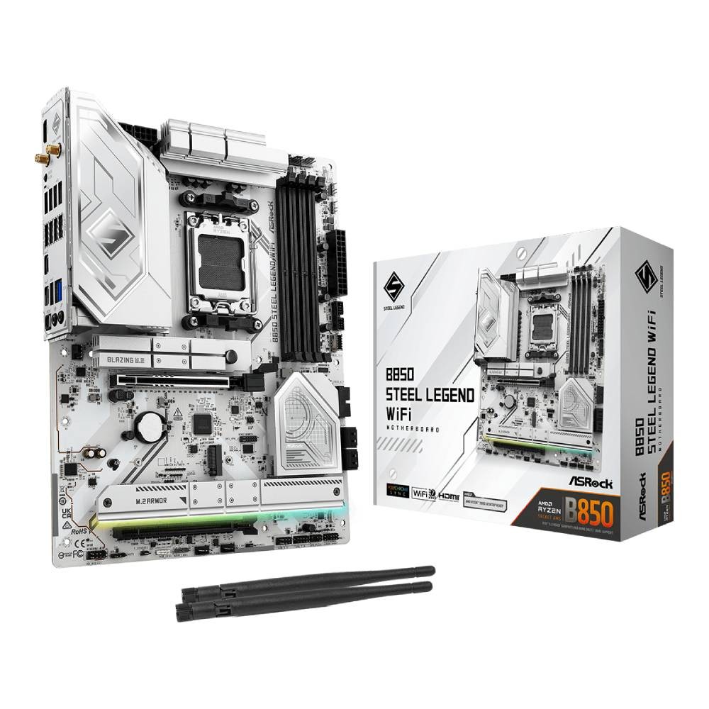 เมนบอร์ด ASRock B850 Steel Legend WiFi DDR5 AM5
