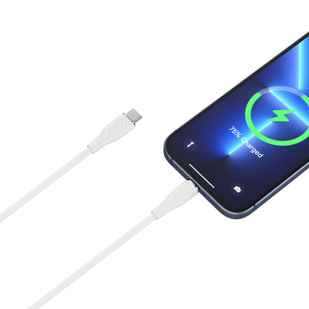 สายชาร์จ QPLUS USB-C to Lightning Cable 27W 1M. White (L3)