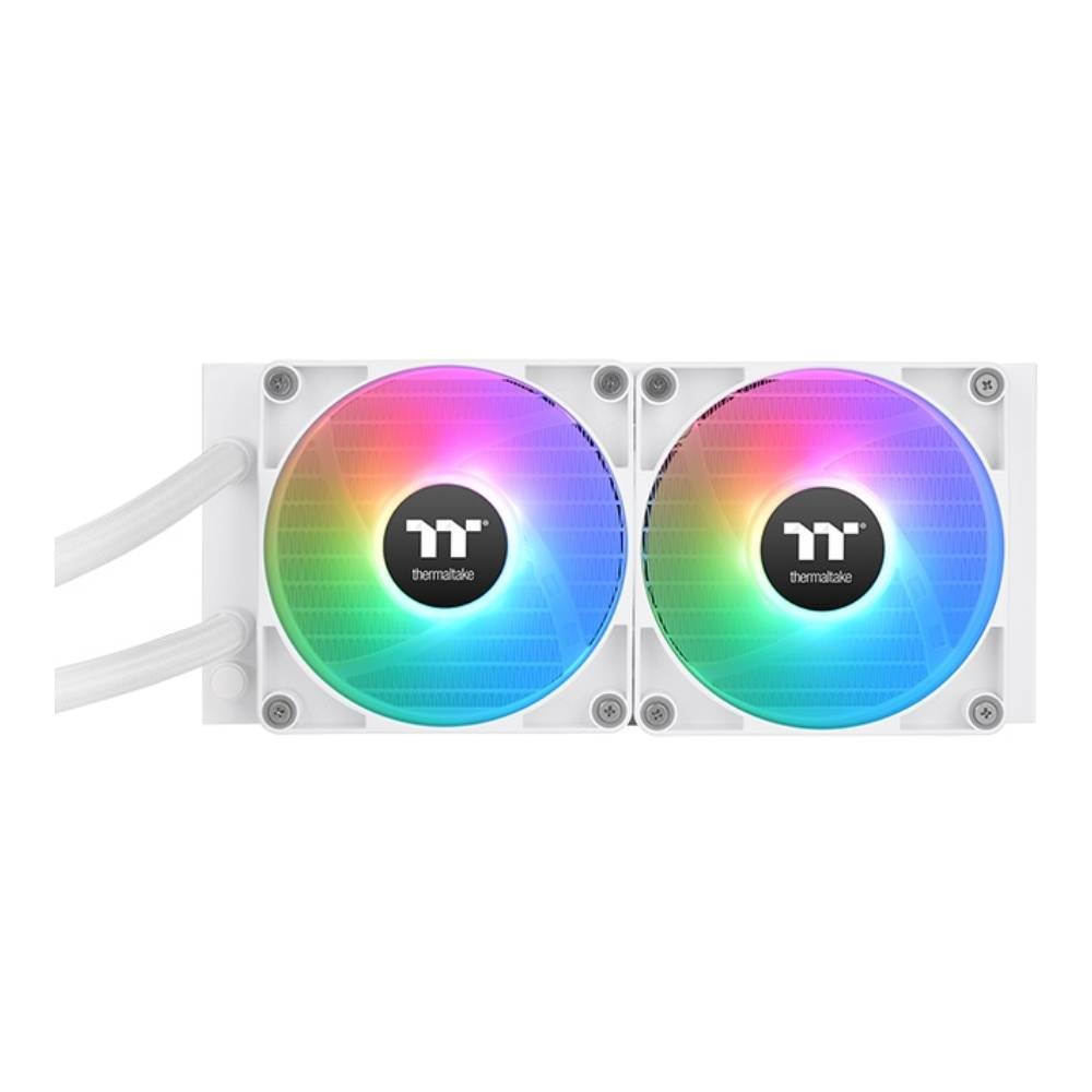 ชุดระบายความร้อนซีพียู THERMALTAKE TH240 V2 ARGB Sync AIO CPU Liquid Cooler Snow