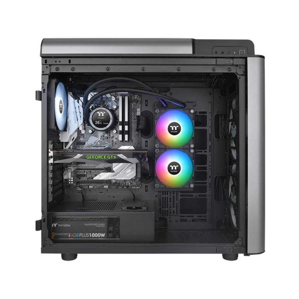 ชุดระบายความร้อนซีพียู THERMALTAKE TH240 V2 Ultra ARGB AIO CPU Liquid Cooler Black