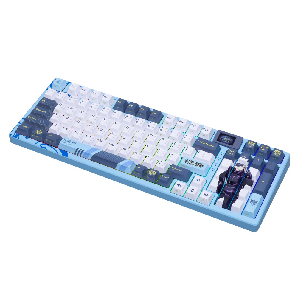 EGA x JUJUTSU KAISEN คีย์บอร์ดเกมมิ่ง STR-K1 SATORU (Color TFT) (LinearSW)