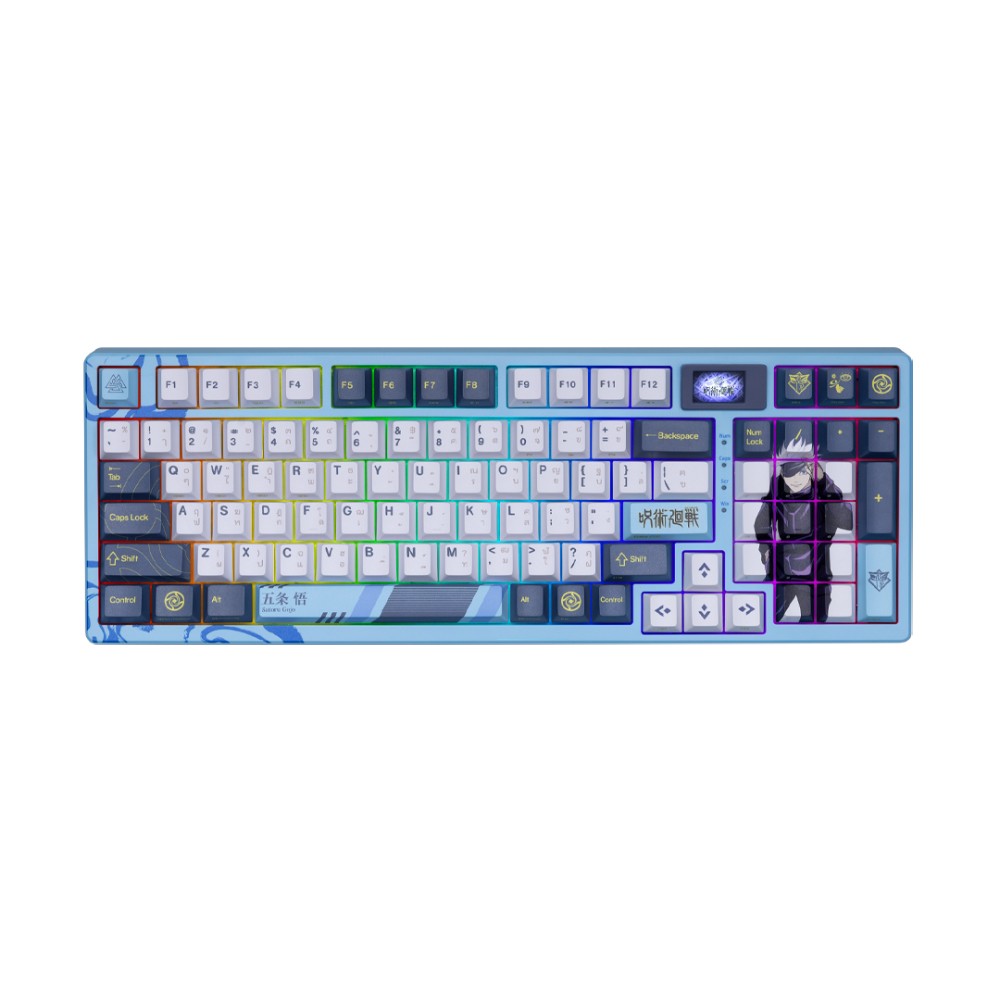 คีย์บอร์ดเกมมิ่ง EGA STR-K1 SATORU (Color TFT) (JJK-TactileSW)