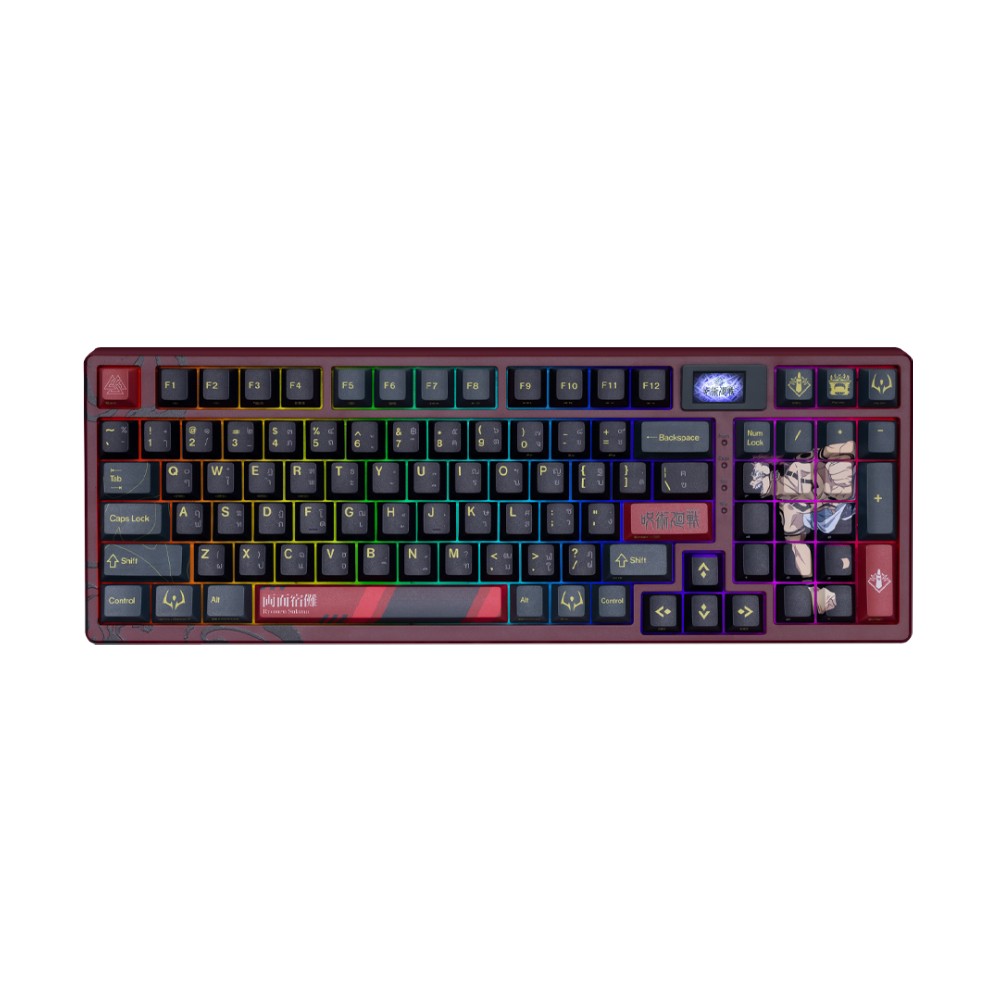 คีย์บอร์ดเกมมิ่ง EGA SKN-K1 SUKUNA (Color TFT) (JJK-TactileSW)