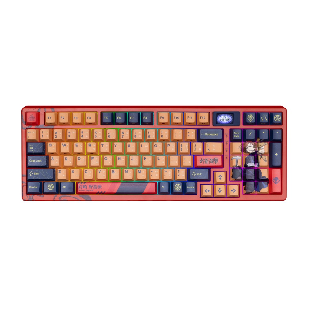 คีย์บอร์ดเกมมิ่ง EGA NBR-K1 NOBARA (Color TFT) (JJK-TactileSW)