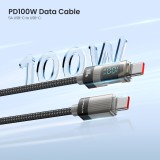 สายชาร์จ ALPHA.X USB-C to USB-C Cable 100W 1.2M Black (ALU-CC10)