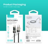 สายชาร์จ ALPHA.X USB-C to USB-C Cable 100W 1.2M Black (ALU-CC10)