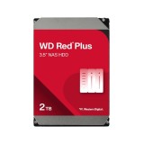 ฮาร์ดดิสก์ WD 2TB Red Plus 5400rpm 64MB HDD SATA for NAS (WD20EFPX) 3Year