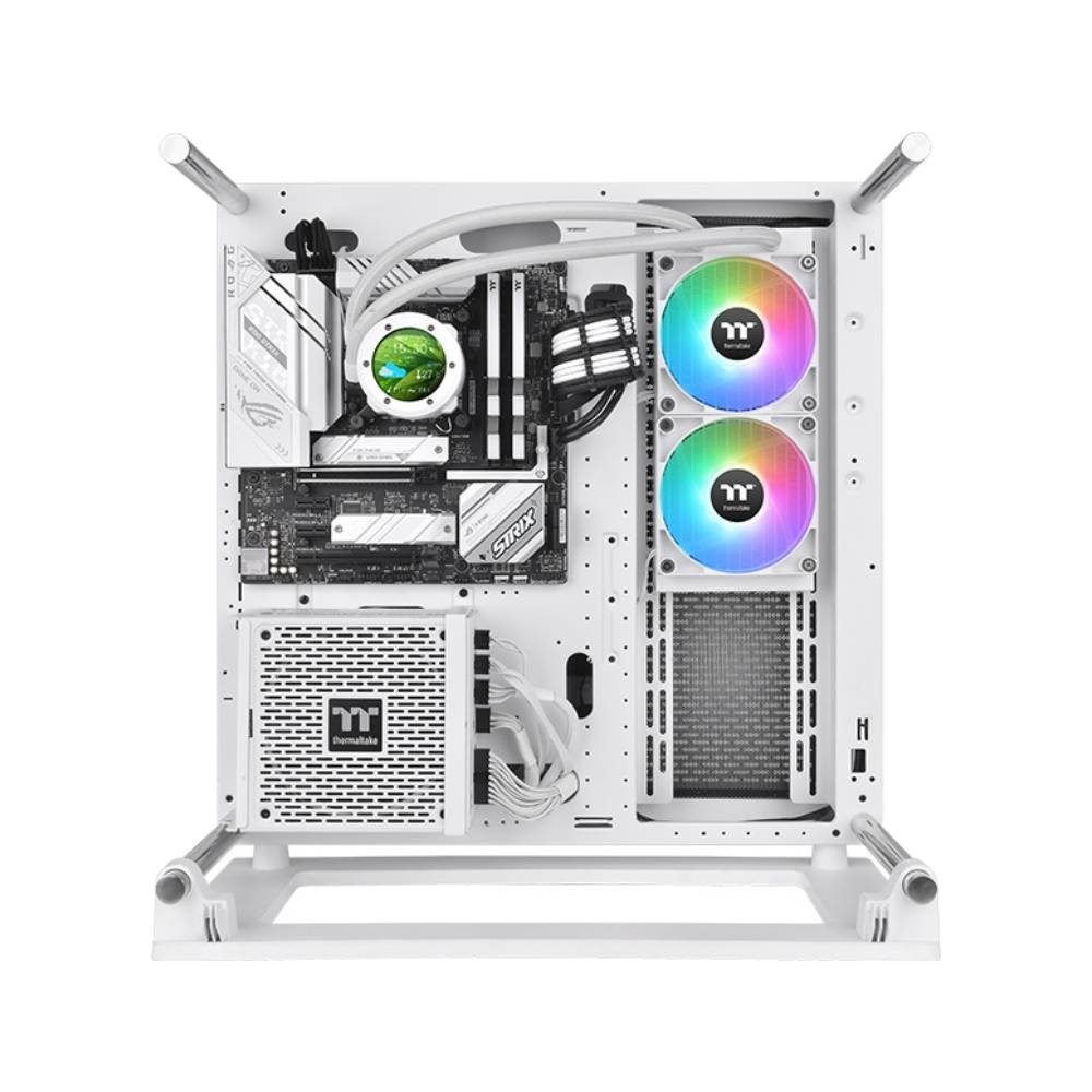 ชุดระบายความร้อนซีพียู THERMALTAKE TH240 V2 Ultra ARGB Sync AIO CPU Liquid Cooler White (CL-W404-PL12SW-A)