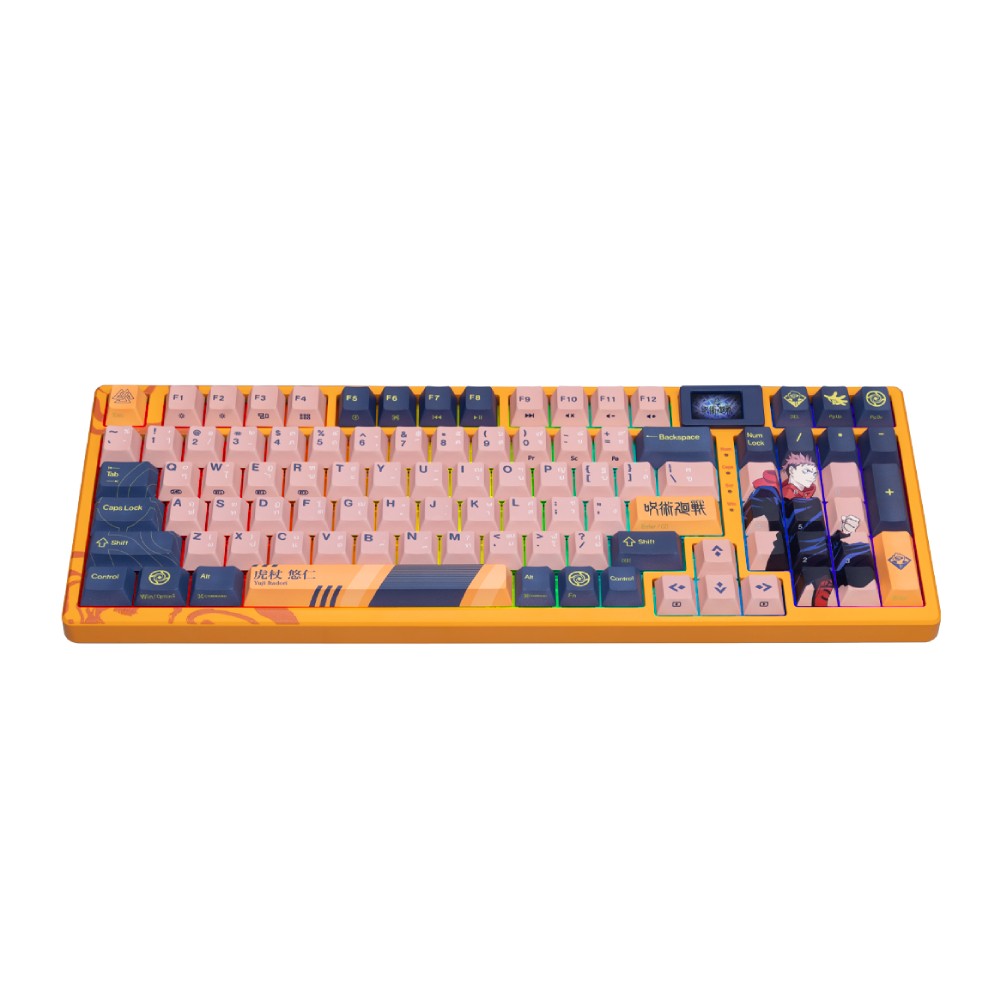 คีย์บอร์ดเกมมิ่ง EGA YJ-K1 YUJI (Color TFT) (JJK-TactileSW)