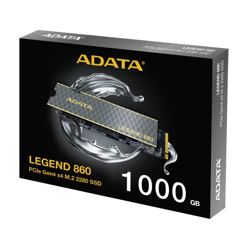 การ์ดเอสเอสดี ADATA 1TB Legend 860 SSD M.2 R6000MB/s W4000MB/s - 5Year (ADT-LEG8601000GCS)