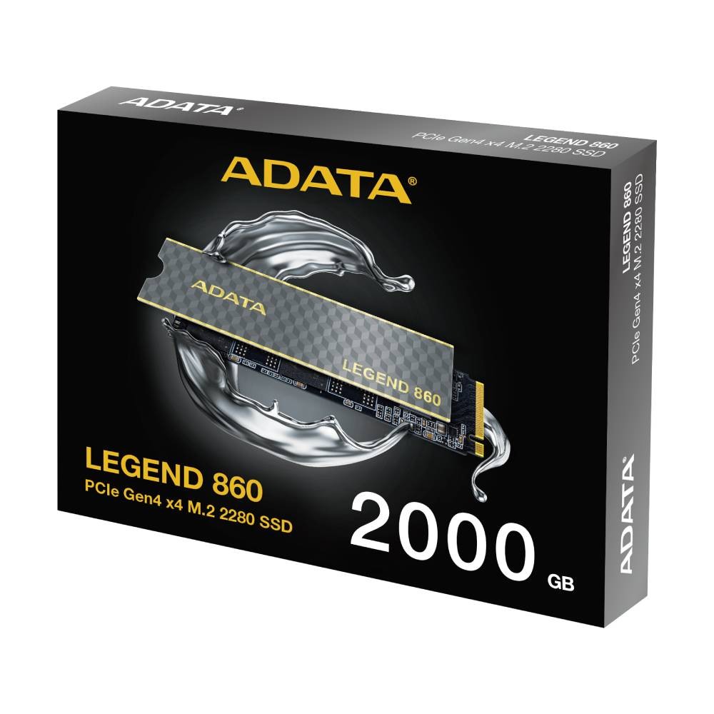 การ์ดเอสเอสดี ADATA 2TB Legend 860 SSD M.2 R6000MB/s W5000MB/s 5Year (ADT-LEG8602000GCS)