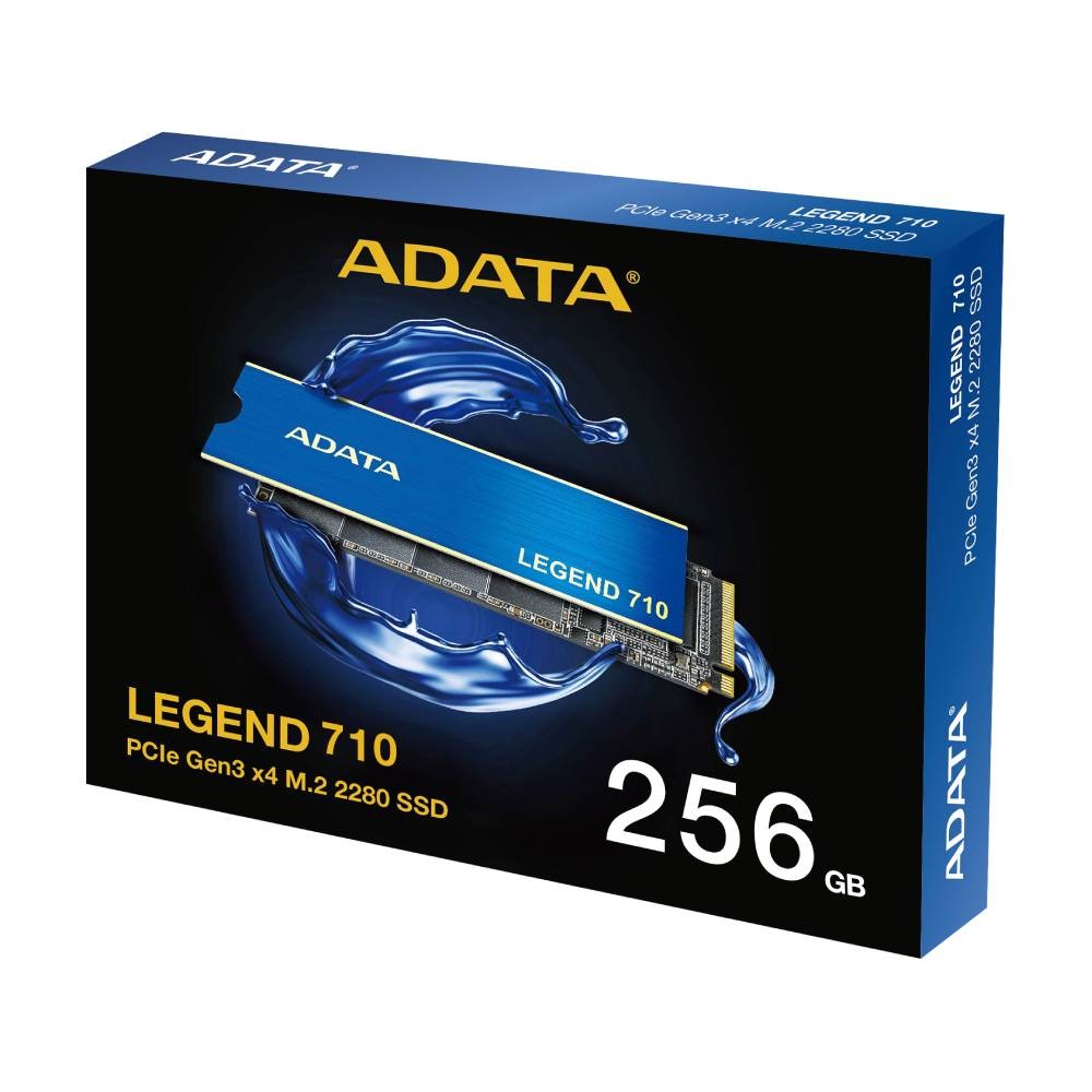 การ์ดเอสเอสดี ADATA 256GB Legend 710 SSD M.2 R2100MB/s W1000MB/s - 3Year (ADT-LEG-710-256GCS)