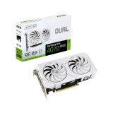 การ์ดจอ ASUS Dual GeForce RTX 4070 SUPER O12G EVO White GDDR6X 192-bit