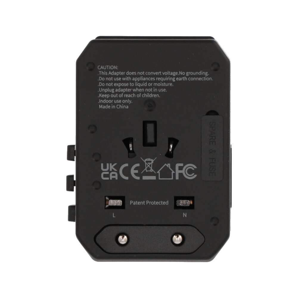 หัวแปลงปลั๊กไฟ Mcdodo Universal Travel Adapter (UK/US/EU/AU) 33W 1C+2A+1AC