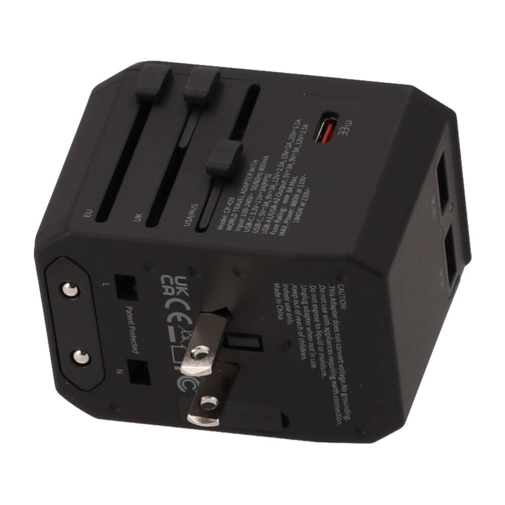 หัวแปลงปลั๊กไฟ Mcdodo Universal Travel Adapter (UK/US/EU/AU) 33W 1C+2A+1AC