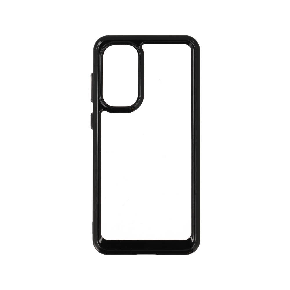 QPLUS เคส Samsung A56 5G Black/Transparent