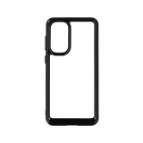 QPLUS เคส Samsung A56 5G Black/Transparent