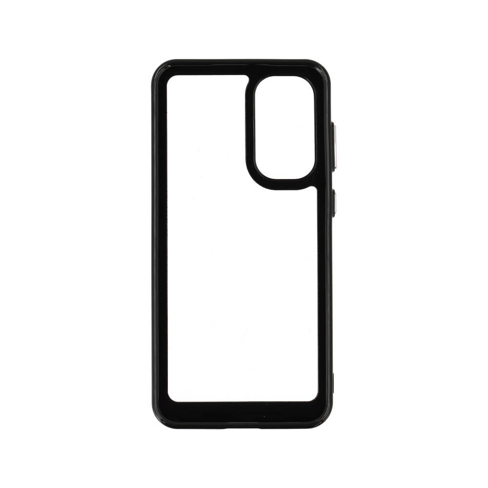 QPLUS เคส Samsung A56 5G Black/Transparent