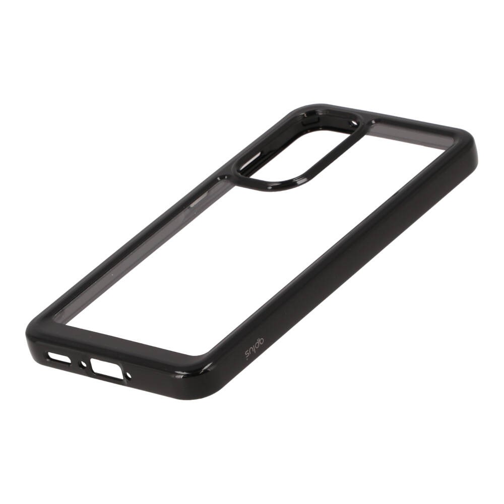 QPLUS เคส Samsung A56 5G Black/Transparent