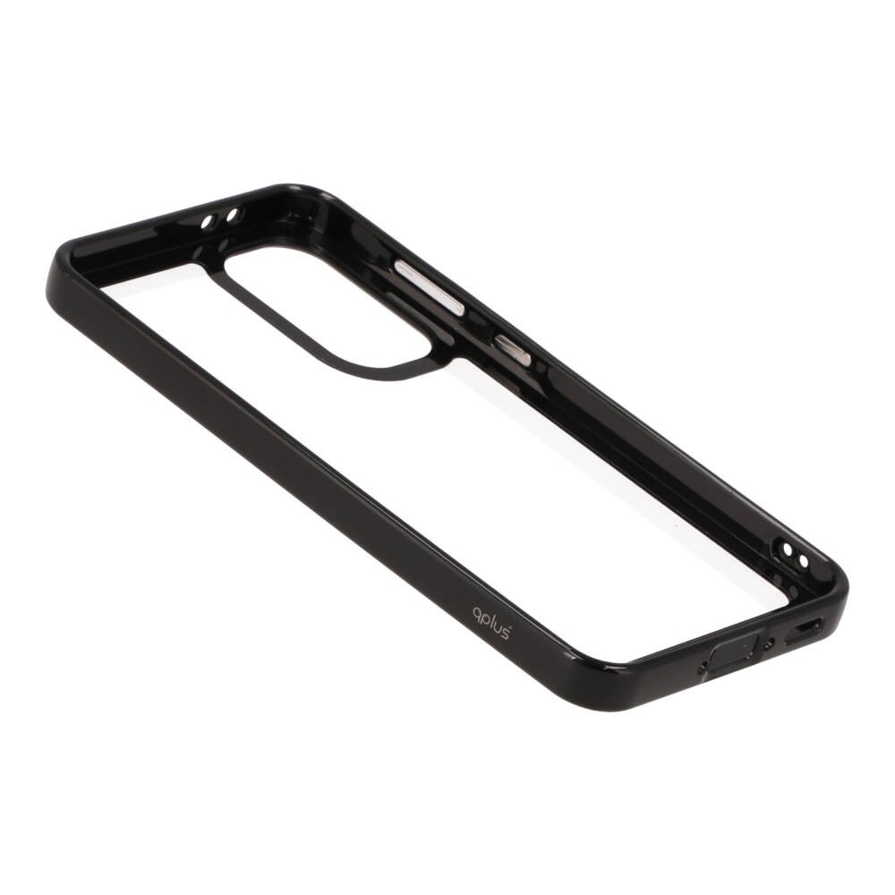 QPLUS เคส Samsung A56 5G Black/Transparent