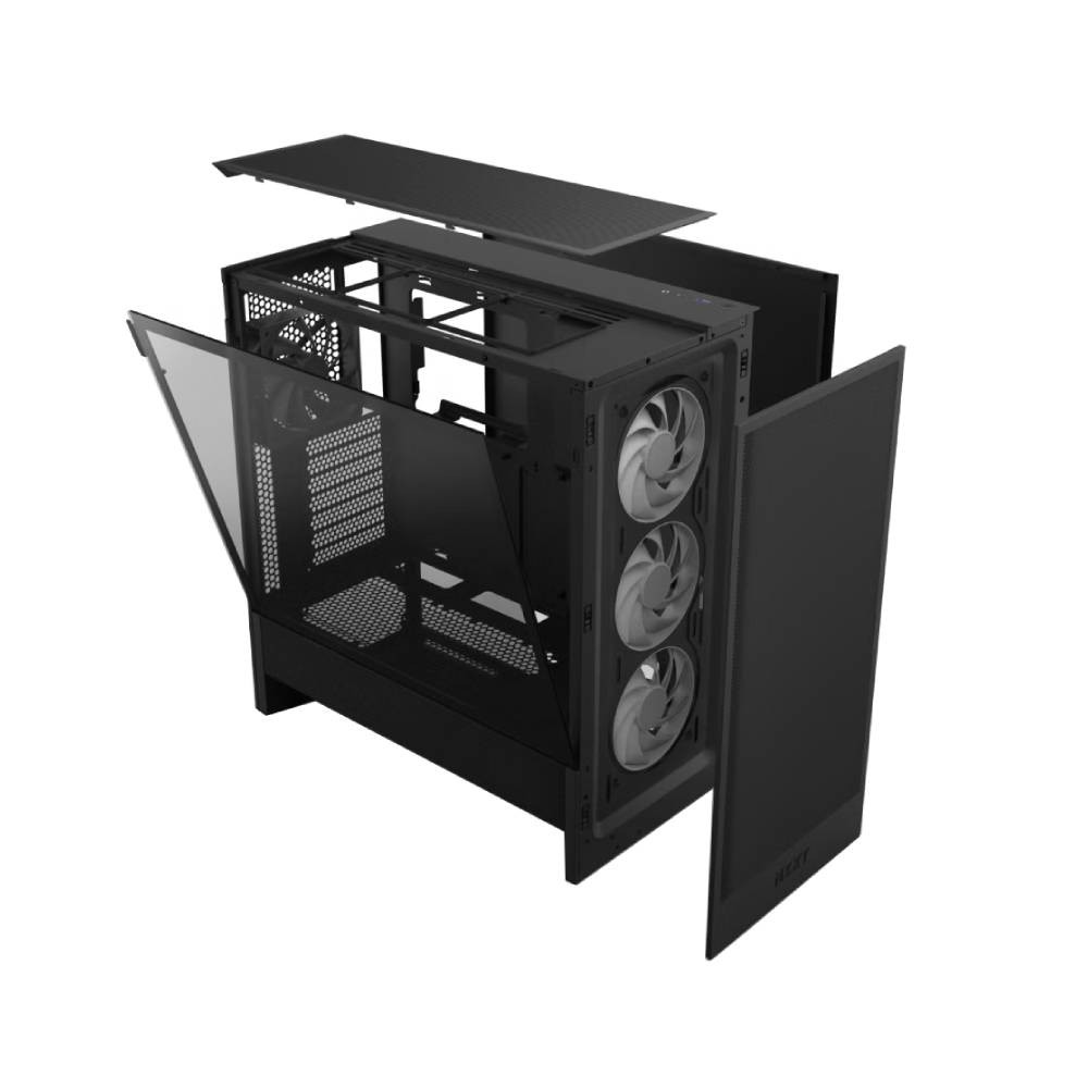 เคสคอมพิวเตอร์ NZXT H5 Flow RGB Black (CC-H52FB-R1)
