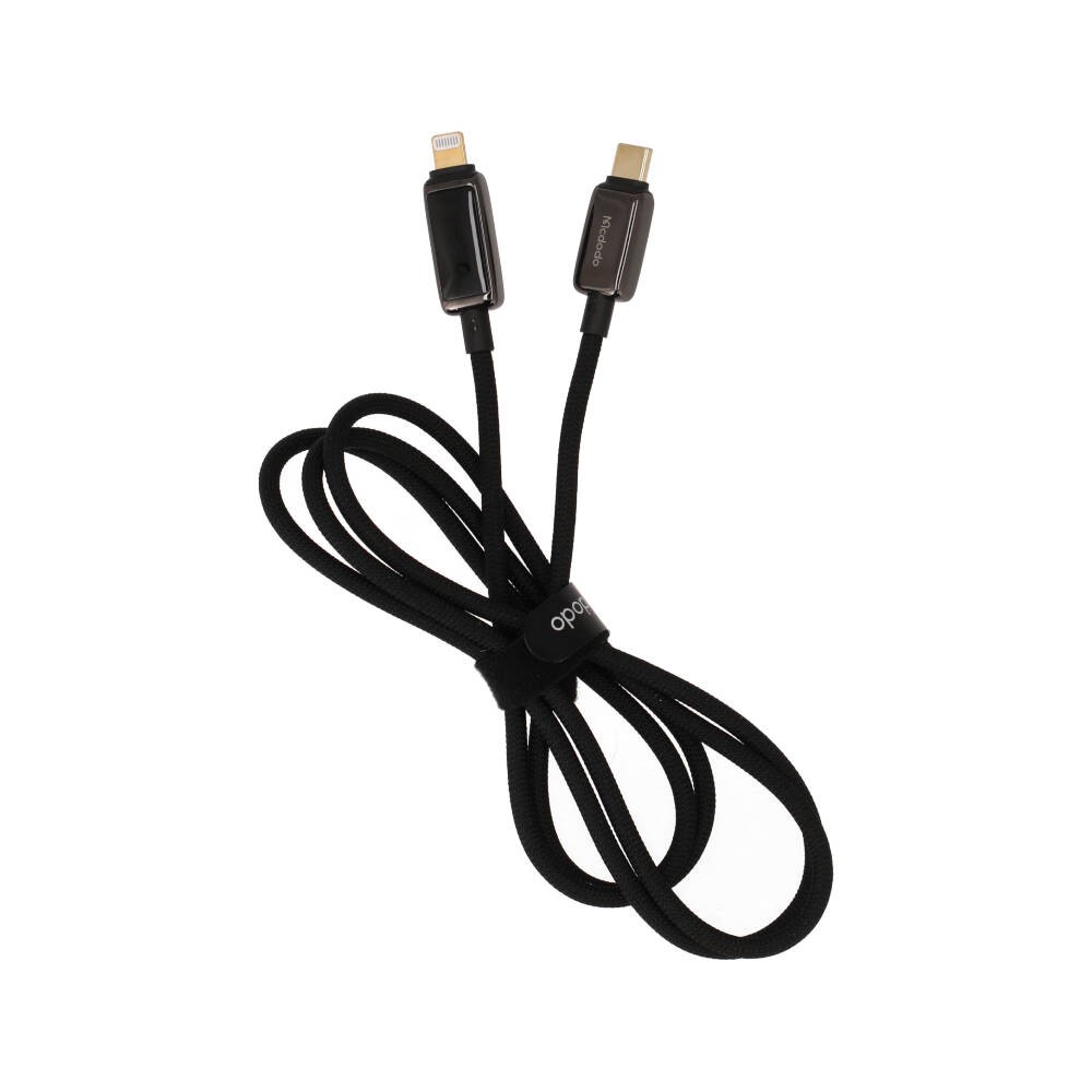 สายชาร์จ Mcdodo USB-C to Lightning Cable 36W Breathing Light LED Display & Data Sync 1.2M Black (CA-6670)