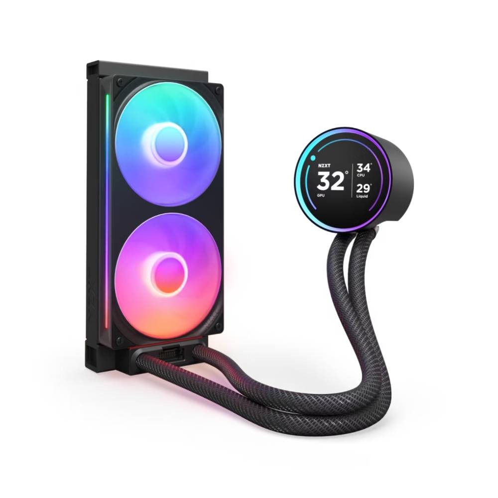 ชุดระบายความร้อนซีพียู NZXT KRAKEN Elite V2 240 RGB Black (RL-KR24E-B2)